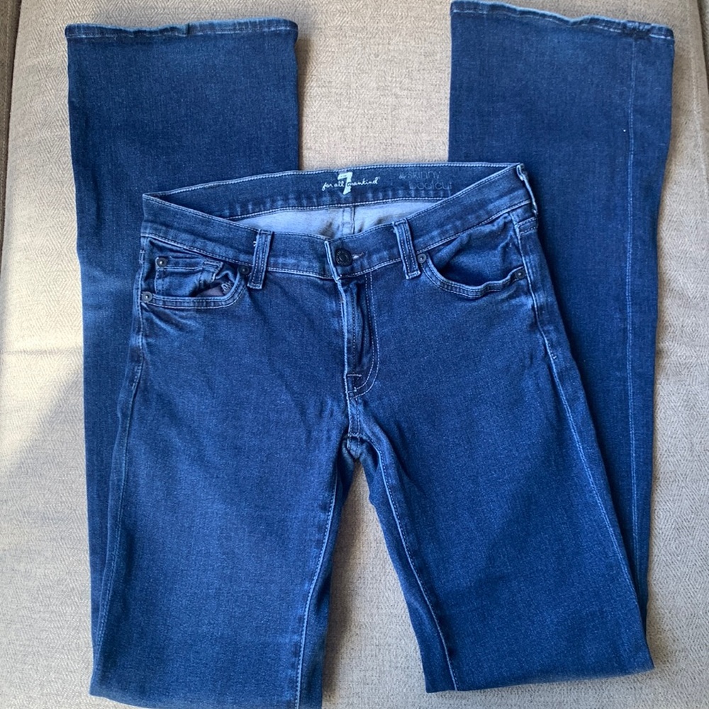 7 for all mankind skinny bootcut.